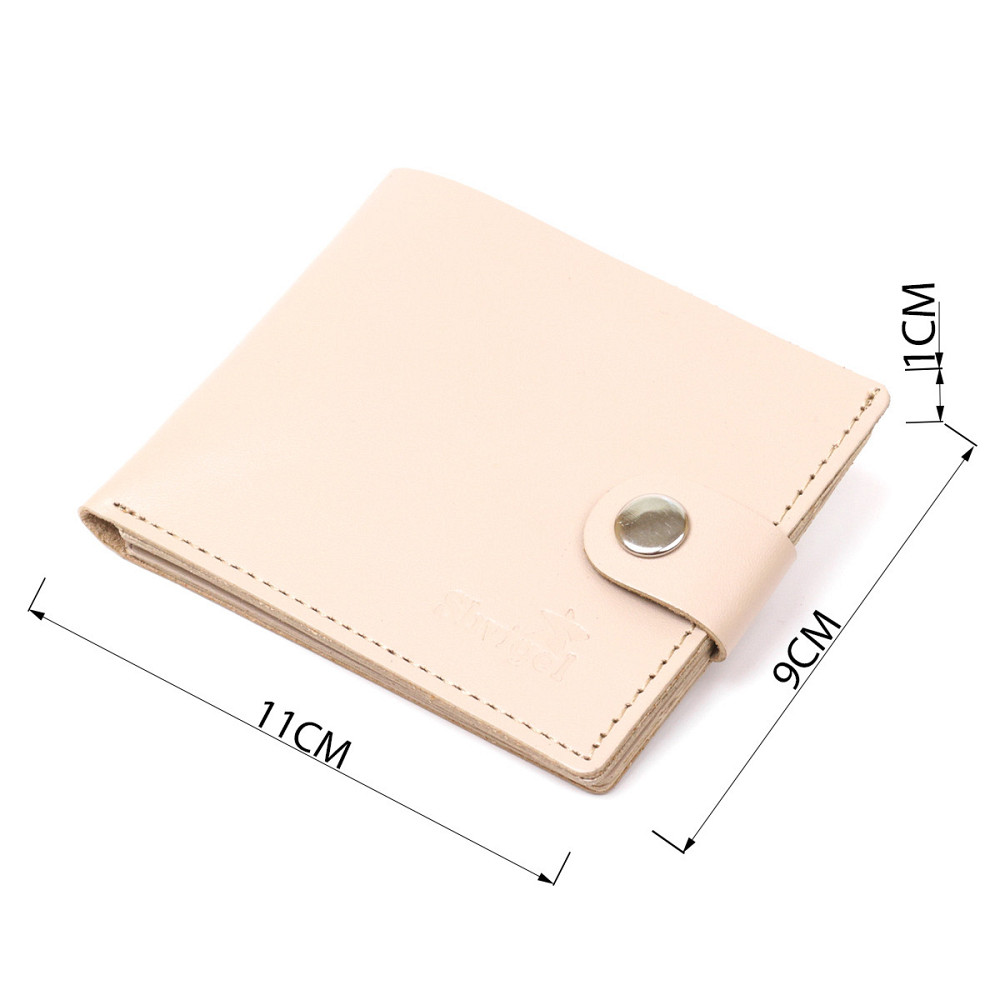 Стильное кожаное портмоне Shvigel 16468 Бежевый Киев - изображение 8