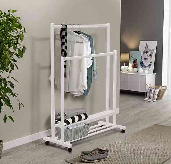 Плечики Спліт підлогові подвійні, білий Київ