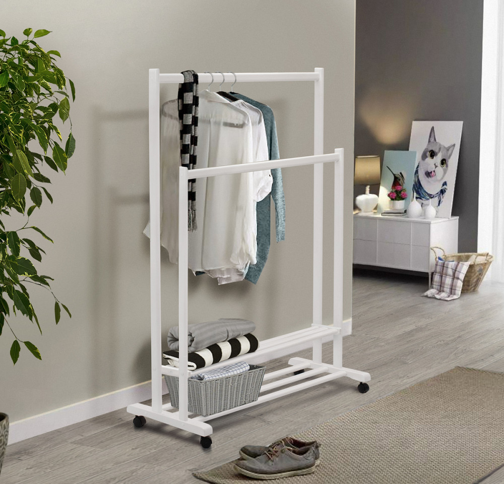 Плечики Спліт підлогові подвійні, білий Київ - фото 1