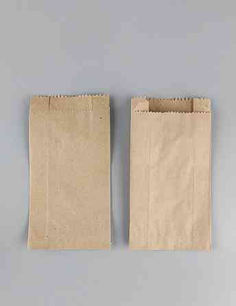 Бумажные пакеты саше  9/4*17 коричневый (100 шт) Харьков