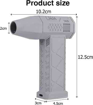 Турбовентилятор Turbo Fan LMM 30A 200W Чорний Вінниця