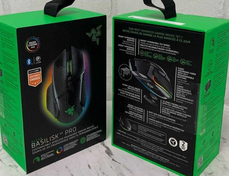 Миша бездротова Razer Basilisk V3 Pro Wireless Black. Київ - фото 1