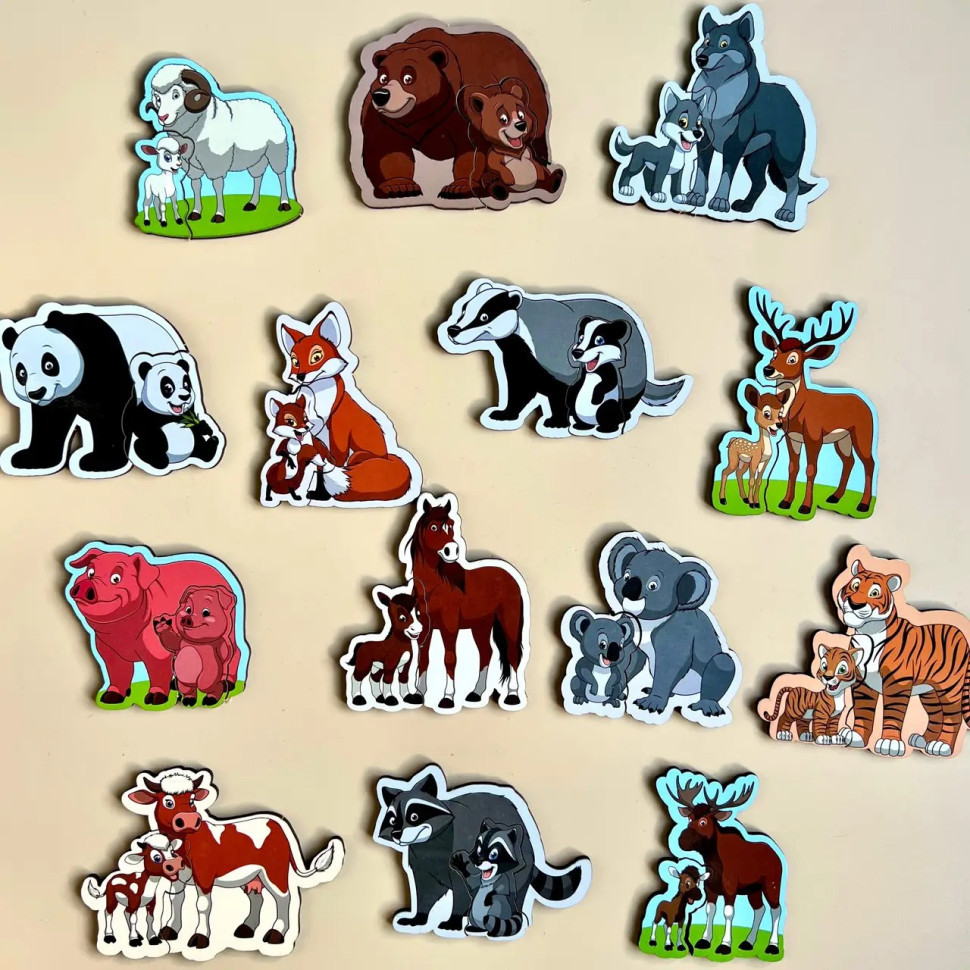 Деревянный пазл 