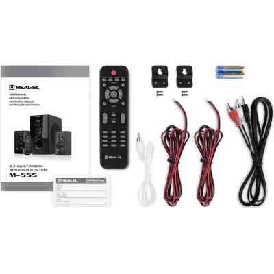 Акустична система REAL-EL M-555 Black (EL121300013) Вінниця