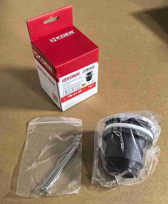 Донний клапан для умивальника Koer PW-01-05 1 1/4''     ( KR3403 ) 31516 Харків - фото 5