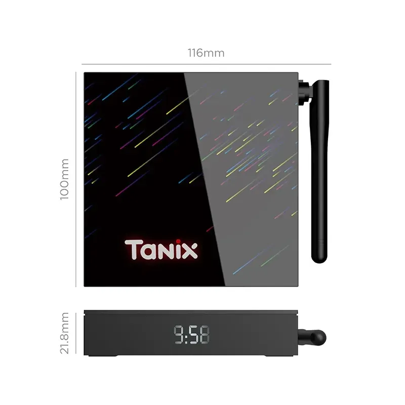 Смарт ТВ приставка Tanix TX68 4/64 Гб Smart TV Box Android 12 Андроїд ТВ бокс Київ - фото 6