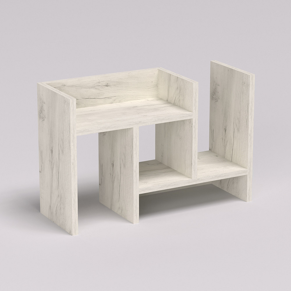 Надставка для стола, Дуб Крафт Білий, 550х200х360 Львів - фото 3