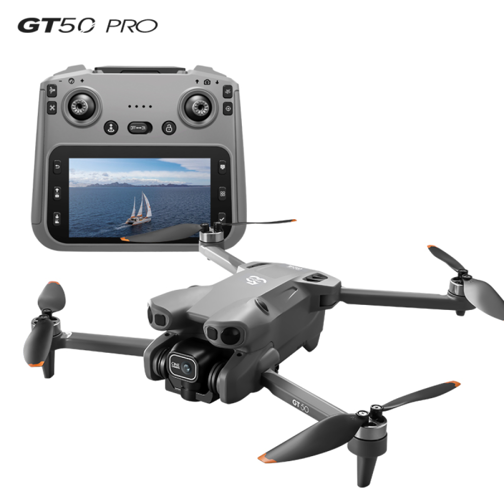 Квадрокоптер GT50 FPV з 8K-камерою РК пульт з екраном, безколекторні мотори, обхід перешкод (до 20 хв польоту) Вінниця - фото 2