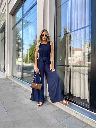 Жіночий комбінезон з широкими брюками "Vita" оптом | Норма і батал Київ