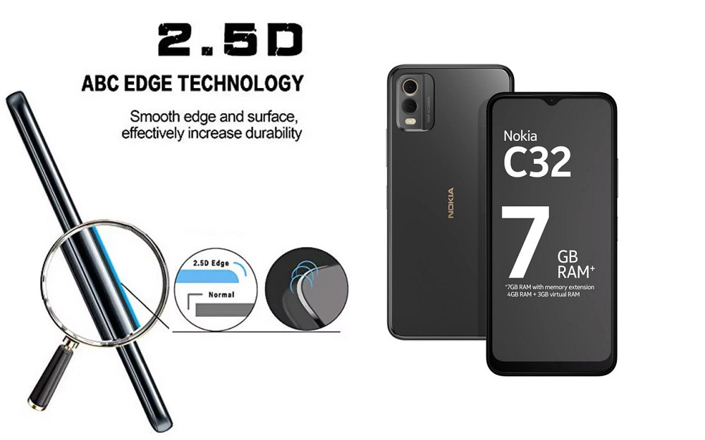 Захисне скло ArmorGlass для Nokia C32 – стійке до подряпин та ударів Київ - фото 2