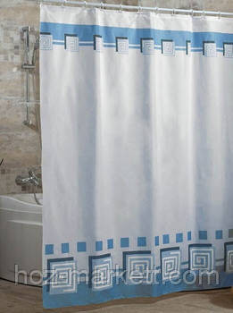Шторка для душа Miranda Lykia голубая 180 х 200 см Харьков - изображение 1