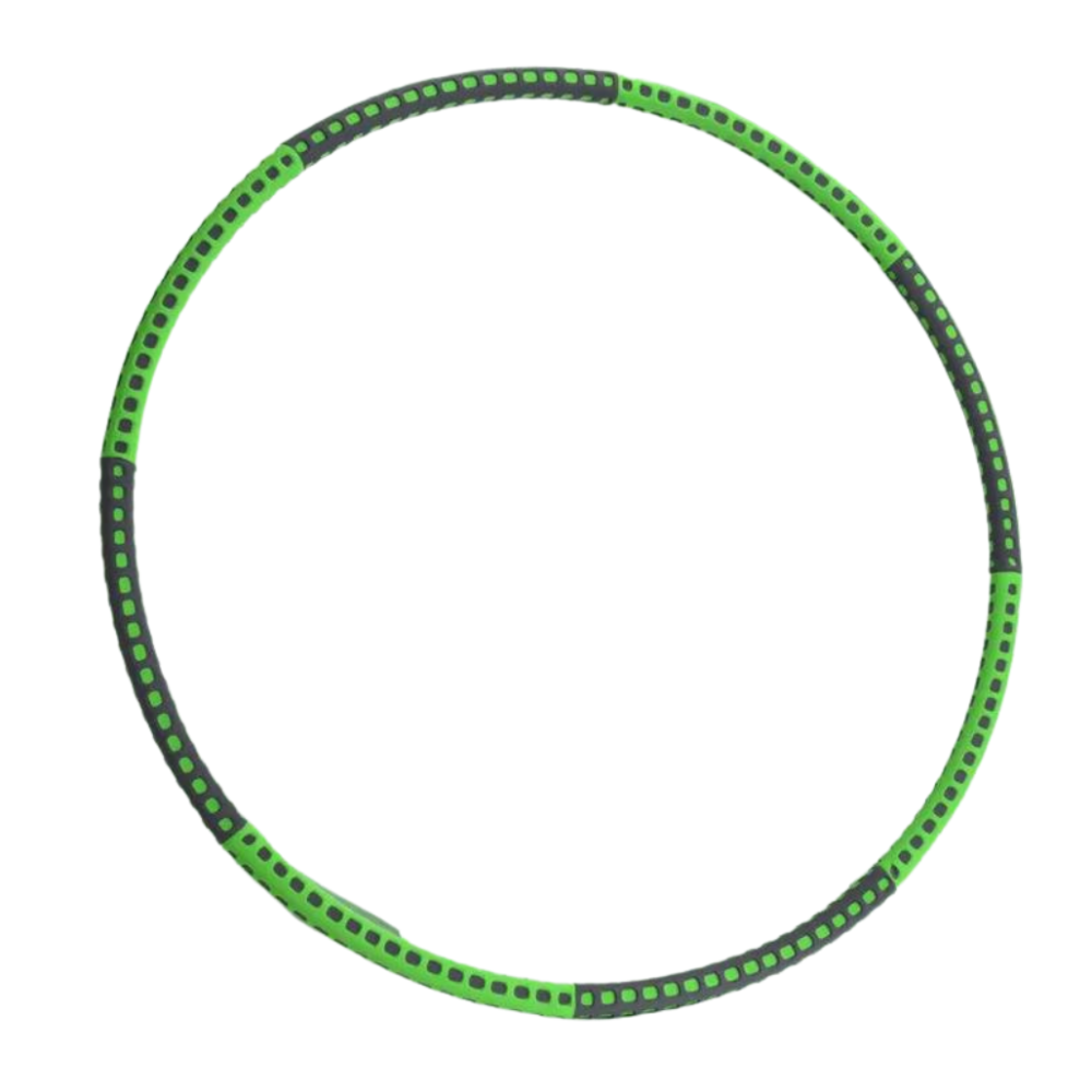 Обруч масажний для фитнеса и йоги диаметр 94 см,зелёный Каменец-Подольский - изображение 1