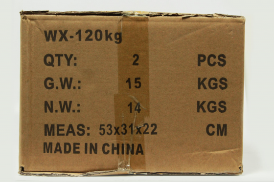 Товарні ваги WX-120kg 30x40 Wimpex до 120 кг, точність 20 г, сталева платформа, акумулятор та живлен Київ