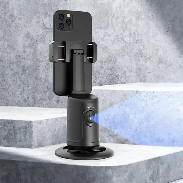 Умный акумуляторний монопод P01 с датчиком движения Аккумуляторный стабилизатор для телефона настольный смарт штатив Коломия - фото 6