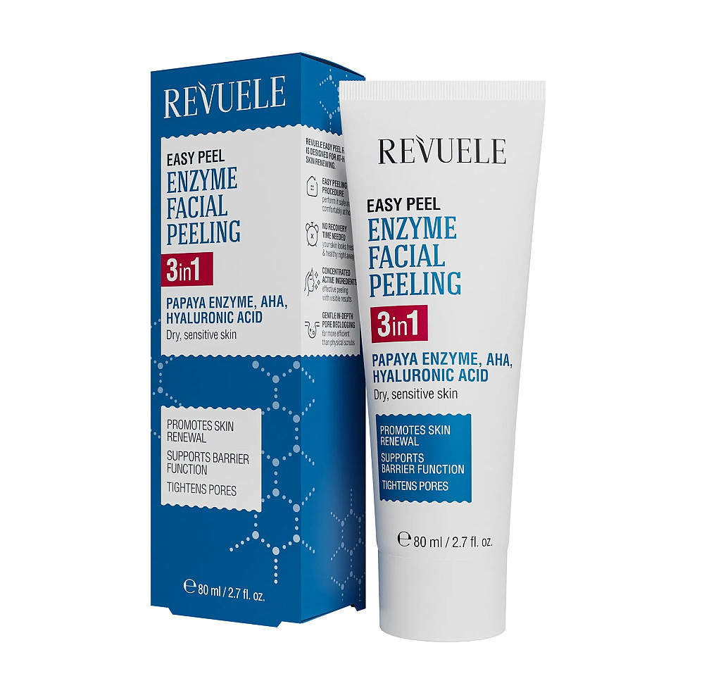Ензимний пілінг для обличчя EASY PEEL 3в1 Revuele 80 мл Київ - фото 2