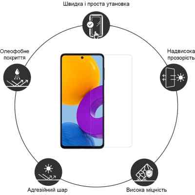 Стекло защитное Drobak Samsung Galaxy A26 (383869) Винница