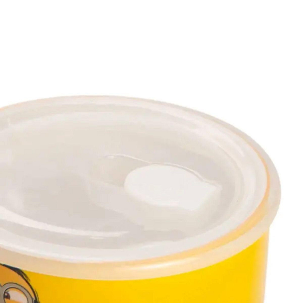 Миска фарфоровая с пластиковой крышкой, 900 мл, для супа и лапши HP-15-18BM Киев - изображение 4