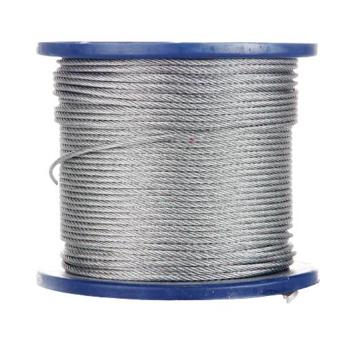 Трос d 6мм DIN 3060 (6х19 + FC) оцинкована сталь 100 м APRO Житомир - изображение 1