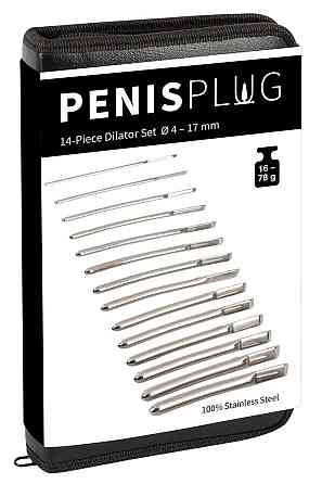 Набор уретральных стимуляторов - PPlug 14-Piece Dilator Set Sex Aura Киев