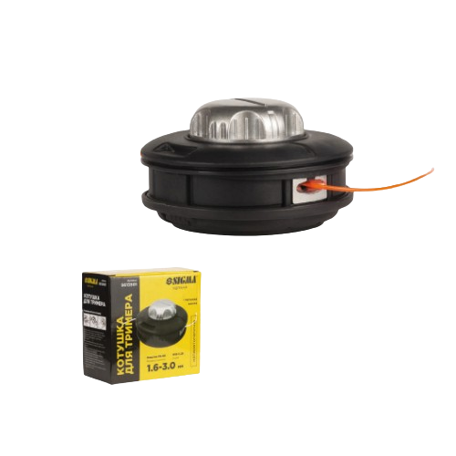 Котушка до садового тримера полуавтоматична M10*1,25мм металева кнопка SIGMA Житомир - изображение 2