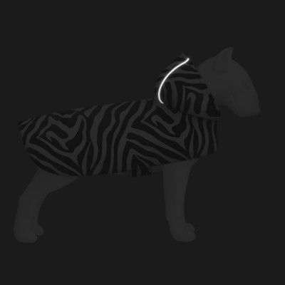 Дощовик для тварин WAUDOG Clothes з капюшоном "Зебра" M (357-0055) Вінниця - фото 4