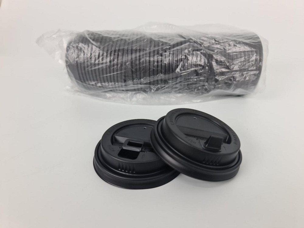 Кришка коричнева на стакан паперовий .250мл ф75 (гар) на Маєстро (50 шт) Харків - фото 3