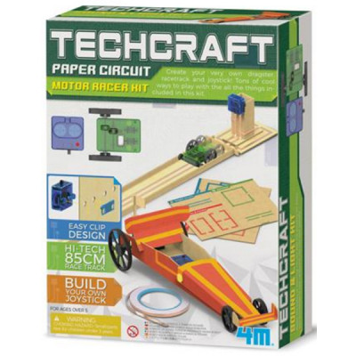 Набор для экспериментов 4М Бумажные схемы Гоночные машины (00-03430) Винница - изображение 1