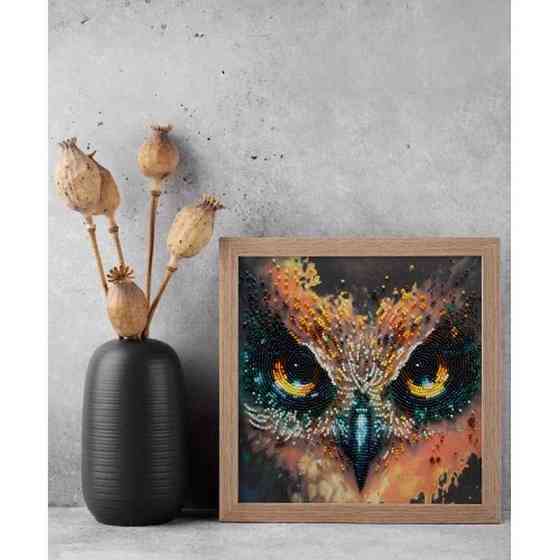 Набір-міді для вишивання бісером "Безстрашний" AMB-107 на натуральному полотні Вінниця