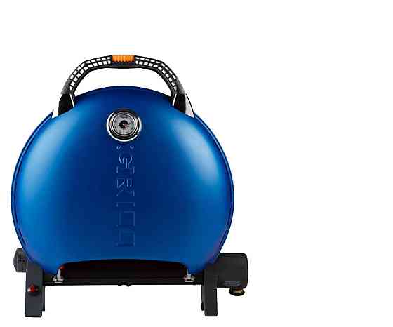 Портативный переносной газовый гриль O-GRILL 600T, синий + шланг в подарок! Код: 010850 Ровно