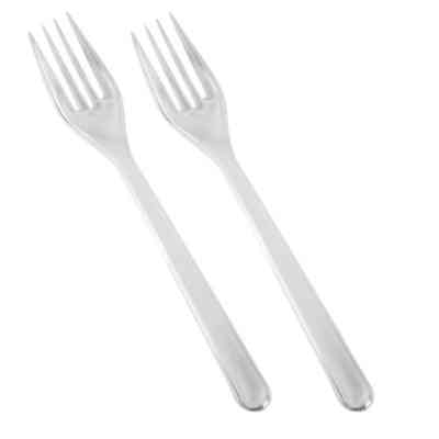 Вилки одноразовые Швидkoff Пластиковые прозрачные 100 шт. (10711) Винница