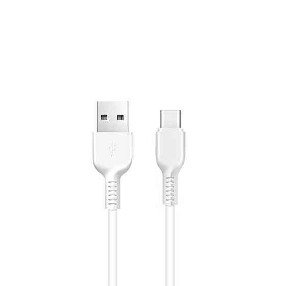 Кабель USB - Type-C HOCO X20 3A 2m PVC TPE конектори колір білий 6957531068914 Одеса