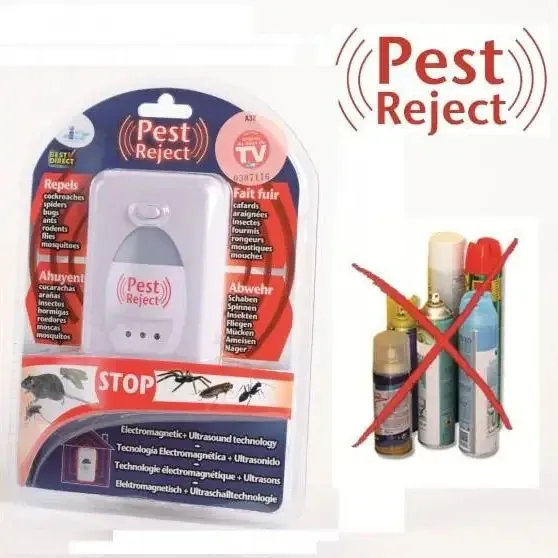 БЕСКОНТАКТНЫЙ УЛЬТРАЗВУКОВОЙ ОТПУГИВАТЕЛЬ НАСЕКОМЫХ И ГРЫЗУНОВ PEST REJECT HK 02 1670 xtf Киев