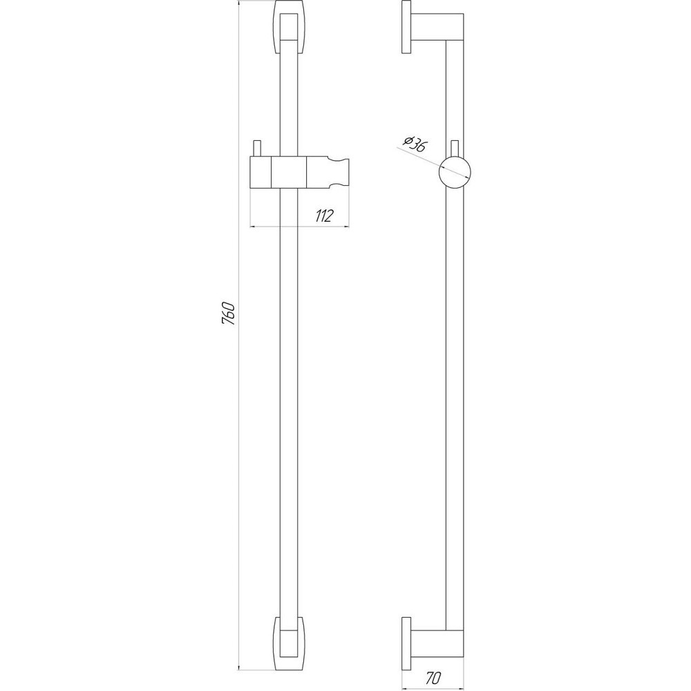 Душова стійка TOPAZ ODISS TO-18107-00 (000022525) Київ - фото 3