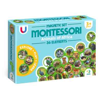 Обучающий набор DoDo Магнитный набор Монтессори Животные на континентах: Африка (200284) Винница