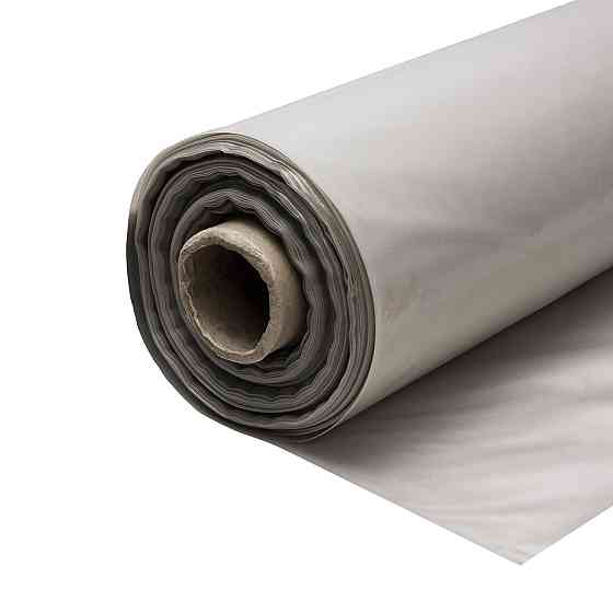 Пленка 80 мкм 3м*100м серая полиэтиленовая гидроизоляционная Днепр