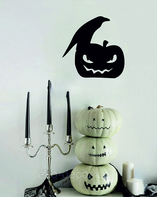 Декоративне настінне Панно «Хелловін - гарбуз», Декор на стену Київ - фото 5