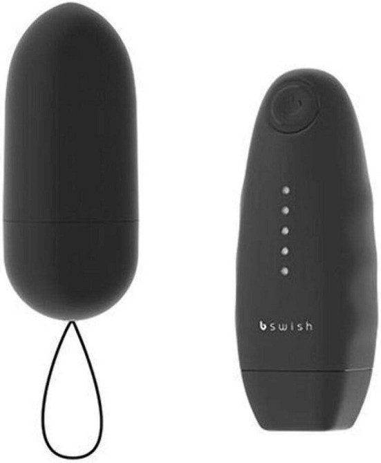 B Swish - Классический яичный вибратор Bnaughty Unleashed (черный) Днепр - изображение 6
