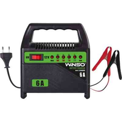 Зарядний пристрій для автомобільного акумулятора WINSO 6В-12В.Макс.струм підзарядки 6А.Макс.Ем 80Ah (139060) Вінниця