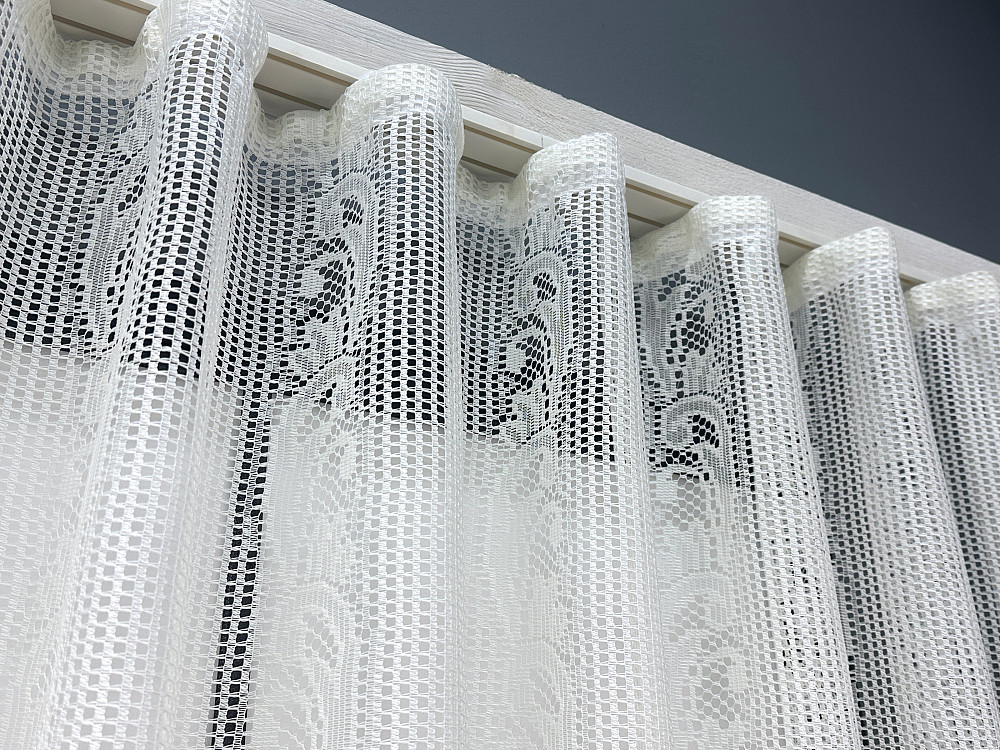 Кухонная арка № 000к сетка Без тесьмы белый 300х170 см (51-066) Киев - изображение 6