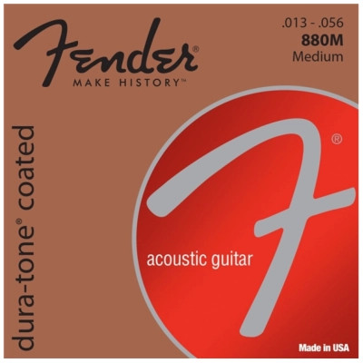 Струни для гітари Fender 80/20 Dura-Tone 13-56 Coated Acoustic Guitar Strings (236922) Вінниця - фото 1