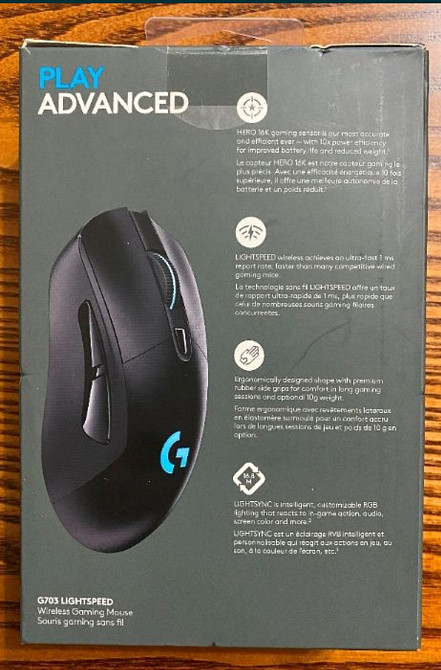 Мышь Logitech G703 Hero 16k Wireless Продам игровую мышь Logitech G703 Hero 16k Wireless. Киев - изображение 4