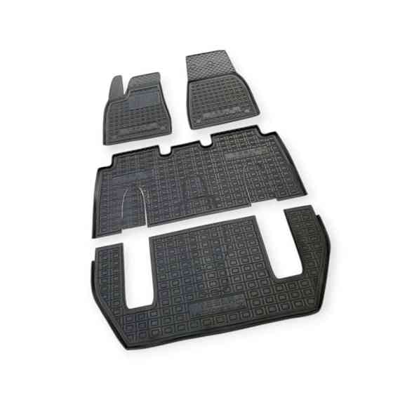 Килимки салону Tesla Model X (2015-) (7 місць) борт 2,5 см Мукачево