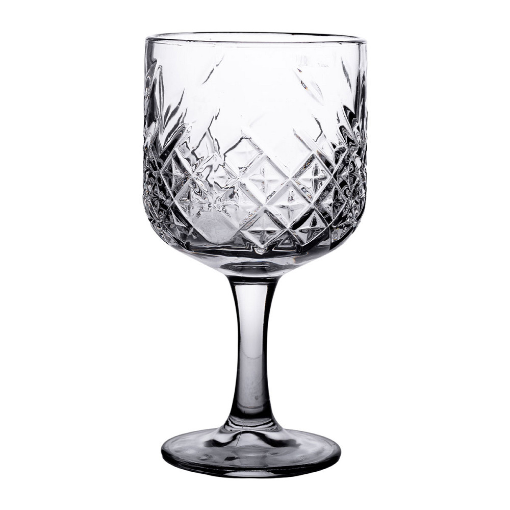 Келихи для вина на високій ніжці набір 6 шт винний келих скляний прозорий 400 мл HP-YH-44 Коломия - фото 5