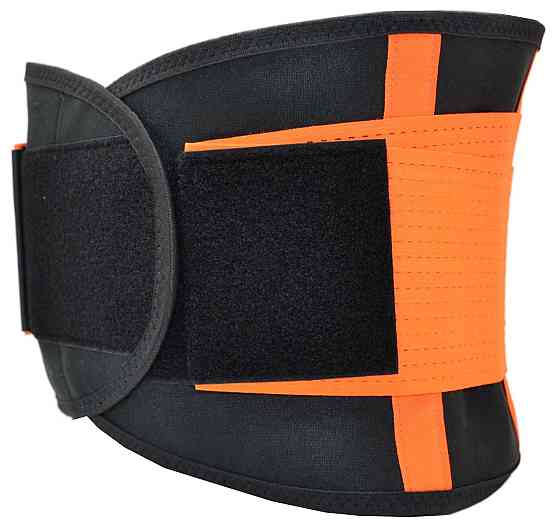 Пояс компрессійний MadMax MFA-277 Slimming belt Black/neon orange S Кам'янське
