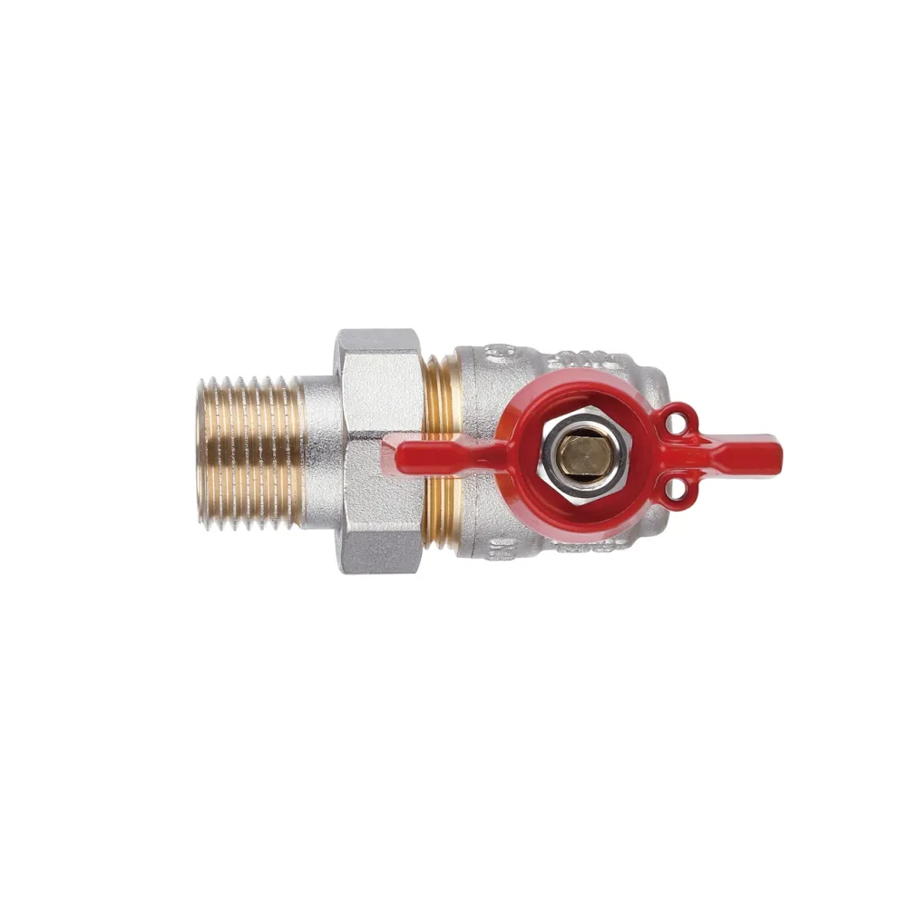 Кран кульовий "Американка" Thermo Alliance Standart 1/2" ВН кутовий SD222NW15PN40 Київ - фото 16
