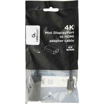 Перехідник Mini DisplayPort to HDMI Cablexpert (A-mDPM-HDMIF4K-01) Вінниця