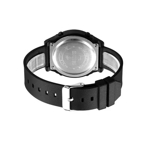 Чоловічий спортивний годинник Skmei 1772 (Чорний з білим) Вінниця - фото 5