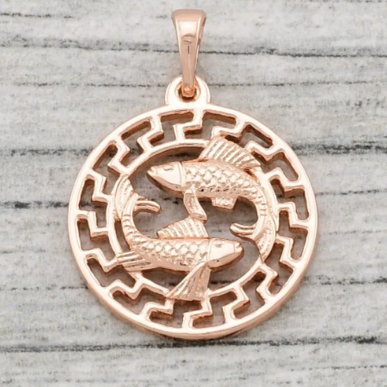 Знак зодиака Xuping 80749 Рыбы, размер 28*20мм, позолота РО Киев - изображение 1