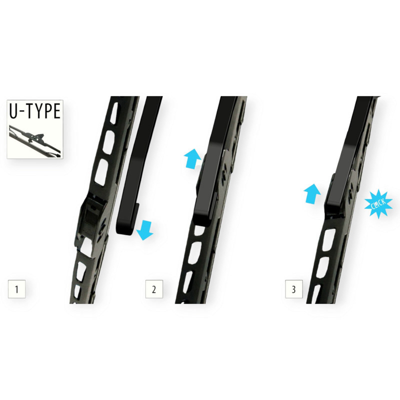 Щітка oximo каркасна 575мм під гак 8,9мм двірника Мукачево - фото 5