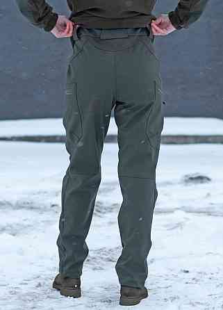 Жіночі тактичні штани Softshell на флісі 46, Олива Київ